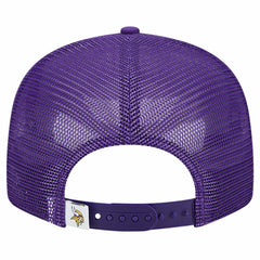 Minnesota Vikings New Era Main Trucker 9FIFTY Snapback Hat - Purple Hats