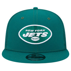 New York Jets New Era Main Trucker 9FIFTY Snapback Hat - Green Hats