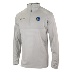 Golden State Warriors Omni-Wick Rockin' It Quarter-Zip Pullover Top Heather Gray - Columbia