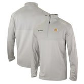 Los Angeles Lakers Omni-Wick Rockin' It Quarter-Zip Pullover Top Heather Gray - Columbia