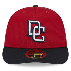 Washington Nationals New Era 2025 Batting Practice Low Profile 59FIFTY Fitted Hat - Red Hats