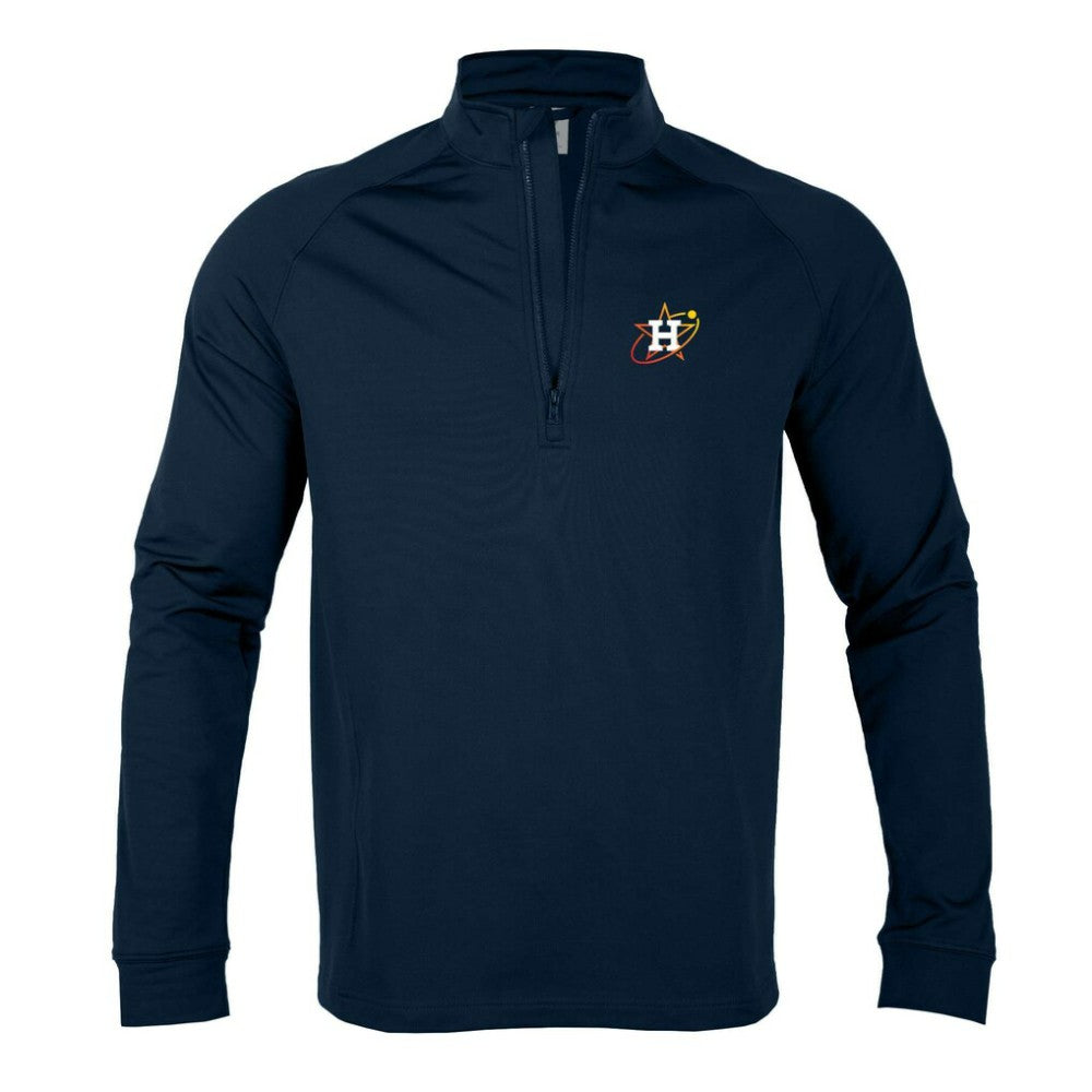 Houston Astros Levelwear City Connect Calibre Insignia Core Quarter-Zip Pullover Top - Navy Pullover