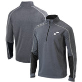 Utah Jazz Omni-Wick Shotgun 2.0 Quarter-Zip Pullover Top Black - Columbia outlet