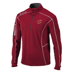 Cleveland Cavaliers Omni-Wick Shotgun Quarter-Zip Pullover Top Wine - Columbia outlet