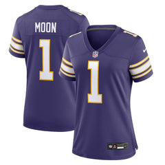 Warren Moon Minnesota Vikings Women's Classic Retired Player Game Jersey - Purple Jerseys