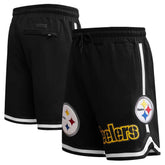 Pittsburgh Steelers Pro Standard Classic Chenille Shorts - Black Shorts