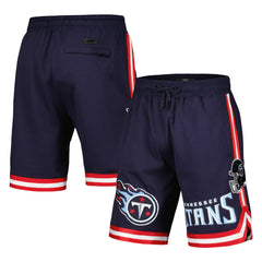 Tennessee Titans Pro Standard Classic Chenille Shorts - Navy Shorts