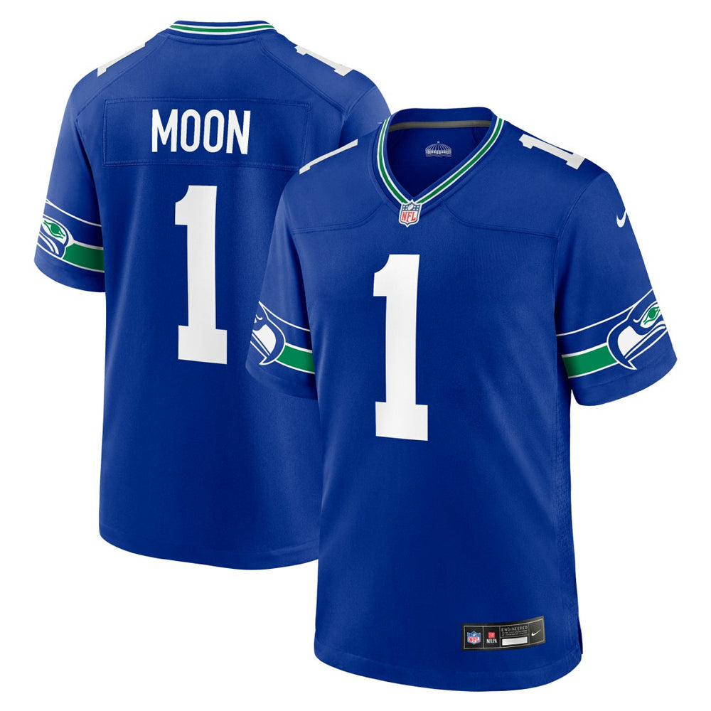 Warren Moon Seattle Seahawks Retired Player Alternate Game Jersey - Royal Jerseys