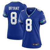 Coby Bryant Seattle Seahawks Women's Throwback Player Game Jersey - Royal Jerseys