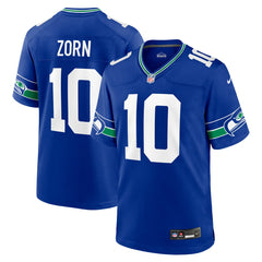 Jim Zorn Seattle Seahawks Retired Player Alternate Game Jersey - Royal Jerseys