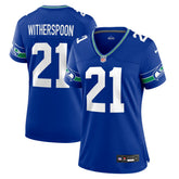 Devon Witherspoon Seattle Seahawks Women's Throwback Player Game Jersey - Royal Jerseys