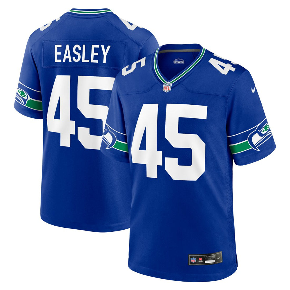 Kenny Easley Seattle Seahawks Retired Player Alternate Game Jersey - Royal Jerseys