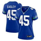 Kenny Easley Seattle Seahawks Women's Throwback Retired Player Game Jersey - Royal Jerseys
