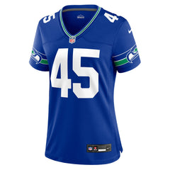 Kenny Easley Seattle Seahawks Women's Throwback Retired Player Game Jersey - Royal Jerseys