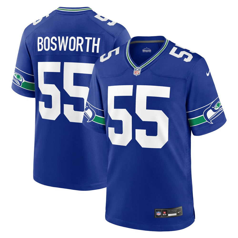 Brian Bosworth Seattle Seahawks Retired Player Alternate Game Jersey - Royal Jerseys