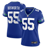 Brian Bosworth Seattle Seahawks Women's Throwback Retired Player Game Jersey - Royal Jerseys