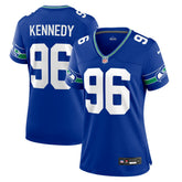Cortez Kennedy Seattle Seahawks Women's Throwback Player Game Jersey - Royal Jerseys