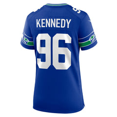Cortez Kennedy Seattle Seahawks Women's Throwback Player Game Jersey - Royal Jerseys