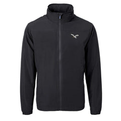 Philadelphia Eagles Cutter & Buck Charter Eco Recycled Full-Zip Jacket - Black Jackets