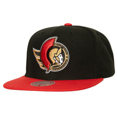 Ottawa Senators Mitchell & Ness Core Team Ground 2.0 Snapback Hat - Black | US 200398870