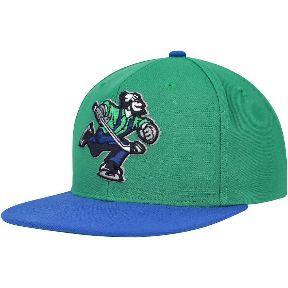 Vancouver Canucks Mitchell & Ness Core Team Ground 2.0 Snapback Hat - Green | US 200398873