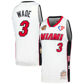 Dwyane Wade Miami Heat Unisex Hall of Fame Class of 2023 Throwback Swingman Jersey White - Mitchell & Ness