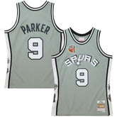Tony Parker San Antonio Spurs Unisex Hall of Fame Class of 2023 Throwback Swingman Jersey Gray - Mitchell & Ness