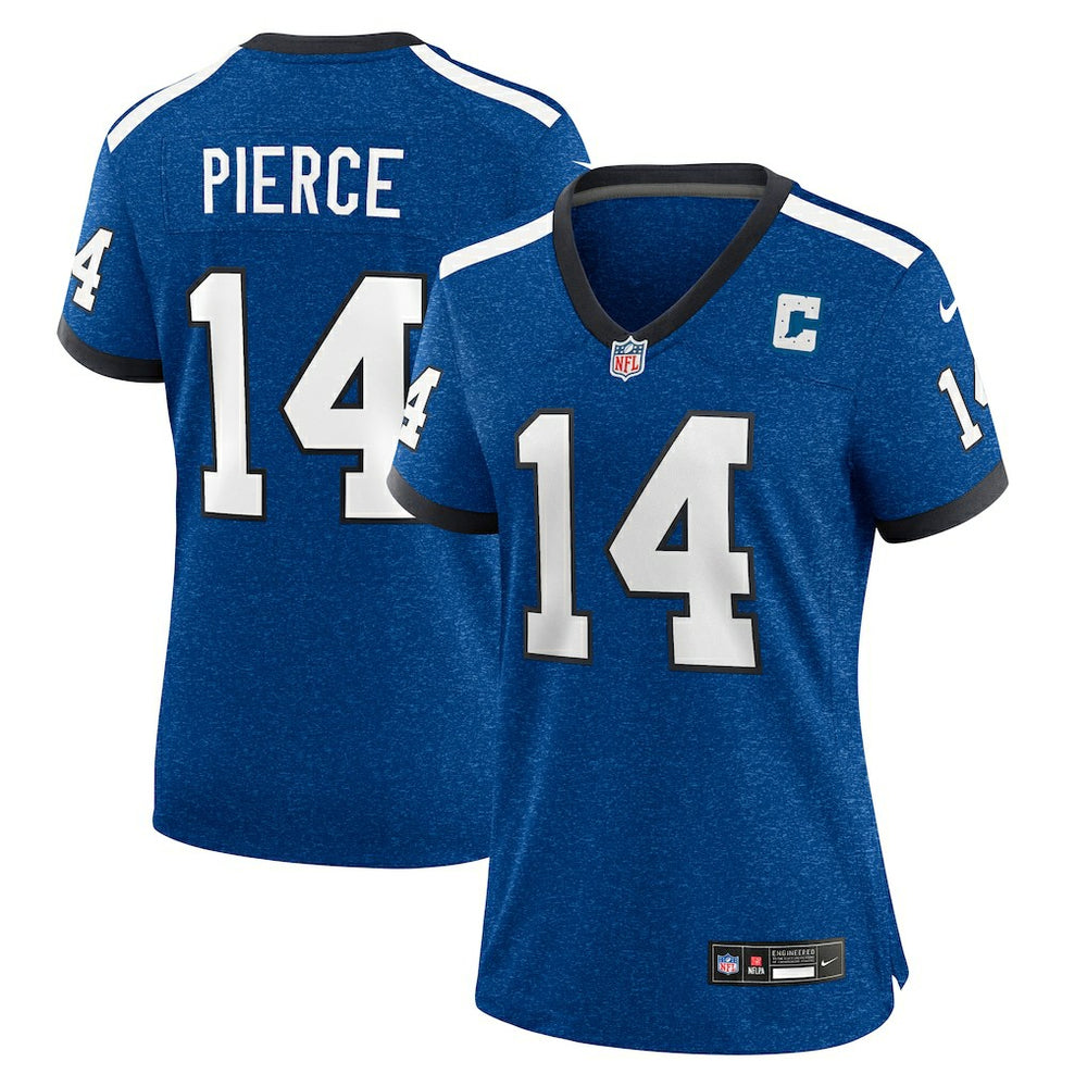 Alec Pierce Indianapolis Colts Women's Indiana Nights Alternate Game Jersey - Royal Jerseys