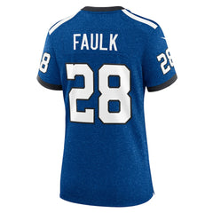Marshall Faulk Indianapolis Colts Women's Indiana Nights Alternate Game Jersey - Royal Jerseys