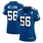 Quenton Nelson Indianapolis Colts Women's Indiana Nights Alternate Game Jersey - Royal Jerseys