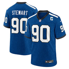 Grover Stewart Indianapolis Colts Alternate Game Jersey - Blue Jerseys