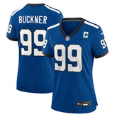 DeForest Buckner Indianapolis Colts Women's Indiana Nights Alternate Game Jersey - Royal Jerseys