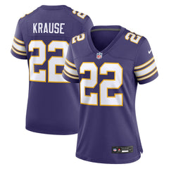 Paul Krause Minnesota Vikings Women's Classic Retired Player Jersey - Purple Jerseys