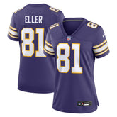 Carl Eller Minnesota Vikings Women's Classic Retired Player Jersey - Purple Jerseys