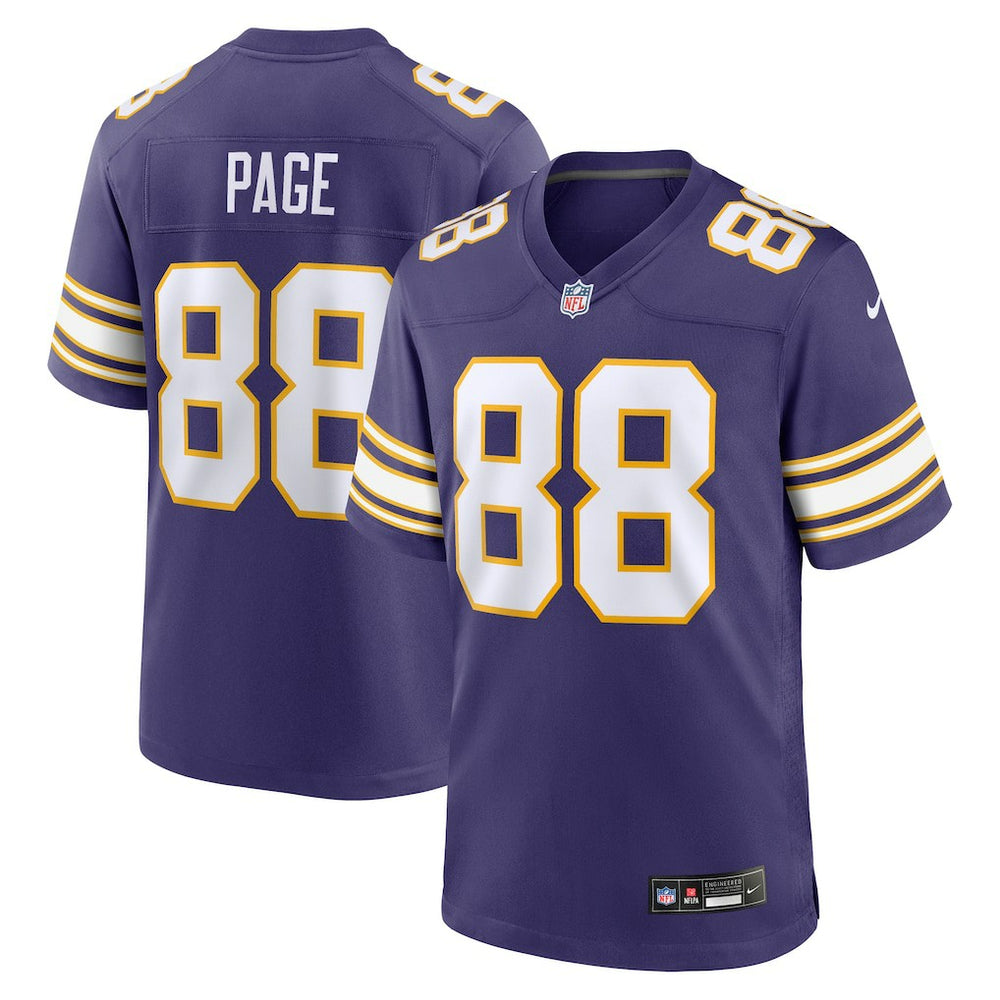 Alan Page Minnesota Vikings Retired Player Alternate Game Jersey - Purple Jerseys