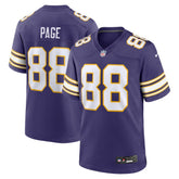Alan Page Minnesota Vikings Retired Player Alternate Game Jersey - Purple Jerseys