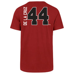 Elly De La Cruz Cincinnati Reds '47 Name & Number T-Shirt - Red T-shirts