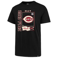 Elly De La Cruz Cincinnati Reds '47 Graphic T-Shirt - Black T-shirts