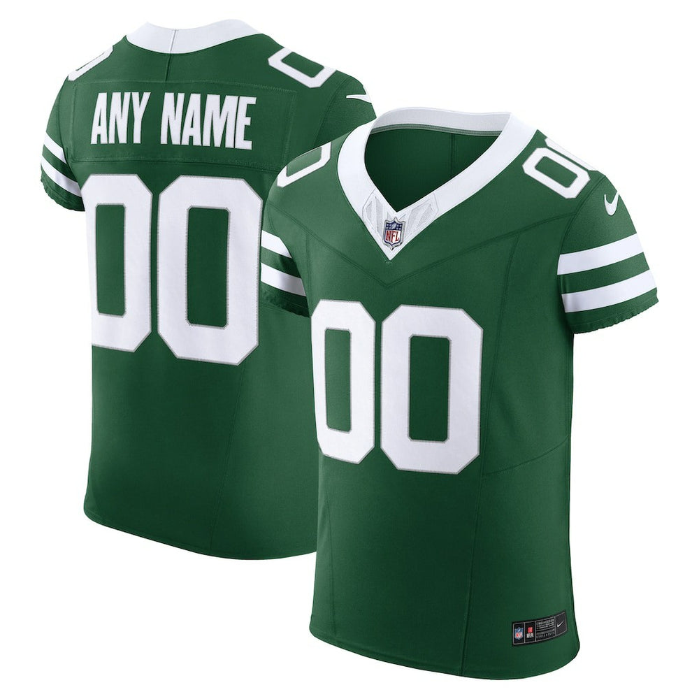 New York Jets Vapor F.U.S.E. Elite Custom Jersey - Legacy Green Jerseys