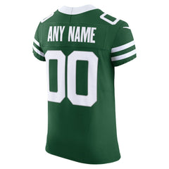 New York Jets Vapor F.U.S.E. Elite Custom Jersey - Legacy Green Jerseys