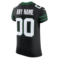 New York Jets Alternate Vapor F.U.S.E. Elite Custom Jersey - Legacy Black Jerseys