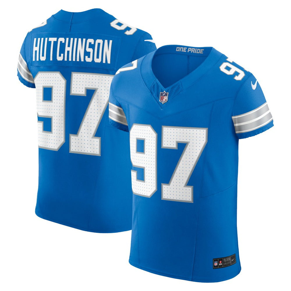 Aidan Hutchinson Detroit Lions Vapor F.U.S.E. Elite Jersey - Blue Jerseys