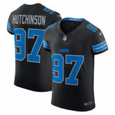 Aidan Hutchinson Detroit Lions Alternate Vapor F.U.S.E. Elite Jersey - Black Jerseys