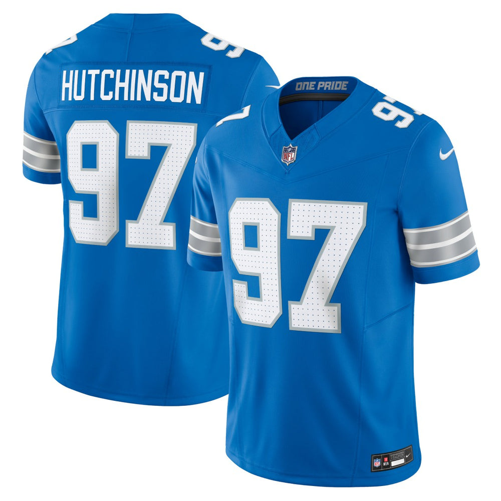 Aidan Hutchinson Detroit Lions Team Vapor F.U.S.E. Limited Jersey - Blue Jerseys