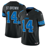 Amon-Ra St. Brown Detroit Lions 2nd Alternate Vapor F.U.S.E. Limited Jersey - Black Jerseys