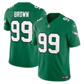Jerome Brown Philadelphia Eagles Alternate Vapor F.U.S.E. Limited Jersey - Kelly Green Jerseys
