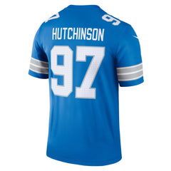 Aidan Hutchinson Detroit Lions Legend Player Performance Top - Blue Tops