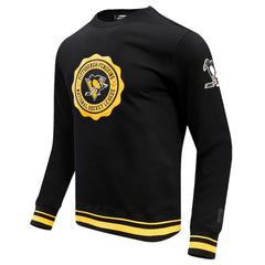 Pittsburgh Penguins Pro Standard Crest Emblem Pullover Sweatshirt - Black | US 200410535
