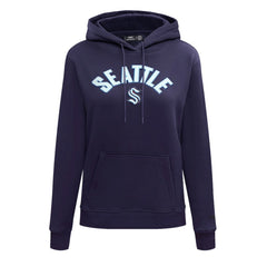 Seattle Kraken Pro Standard Women's Classic Chenille Pullover Hoodie - Navy | US 200410624