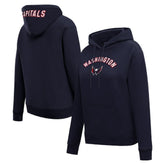 Washington Capitals Pro Standard Women's Classic Chenille Pullover Hoodie - Navy | US 200410626
